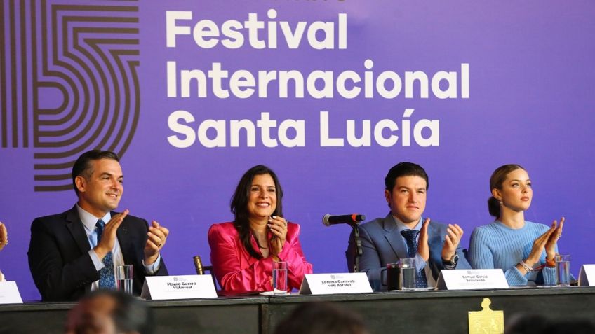 Samuel García presenta agenda del Festival Internacional Santa Lucía 2022