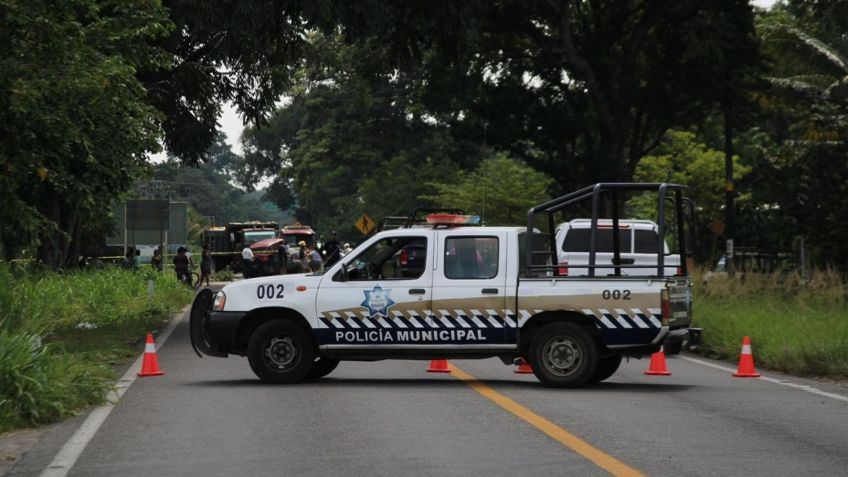 Choque vehicular mantiene bloqueada la ruta Tapachula-Guatemala