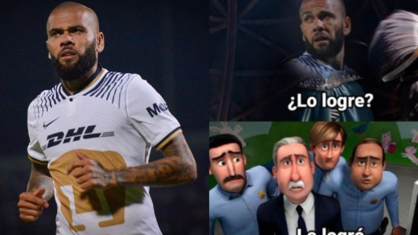 Dani Alves y los mejores memes por el primer triunfo del brasileño con Pumas