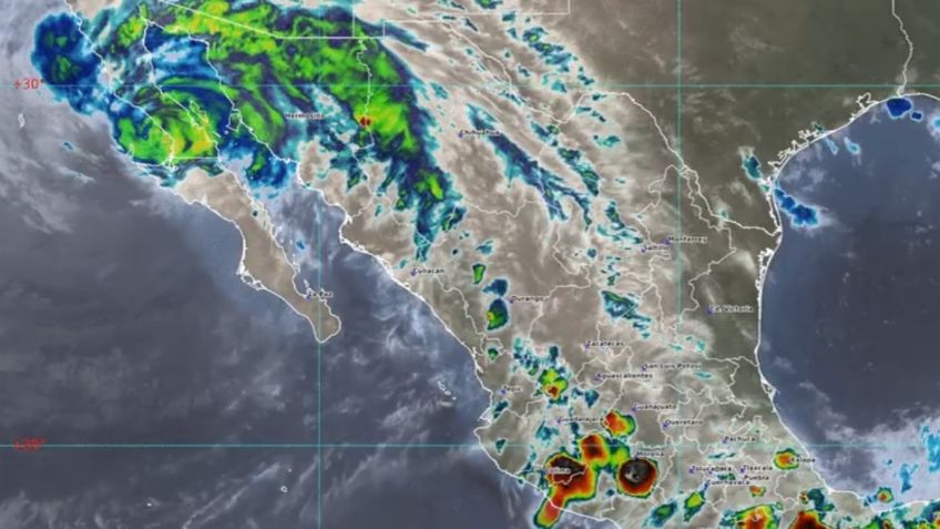 Tormenta tropical "Kay" salió nuevamente al océano Pacífico; seguirán lluvias fuertes en Baja California Sur