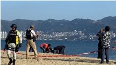 Acapulco: sujetos armados persiguen a hombre hasta la playa y lo ejecutan a balazos frente a turistas