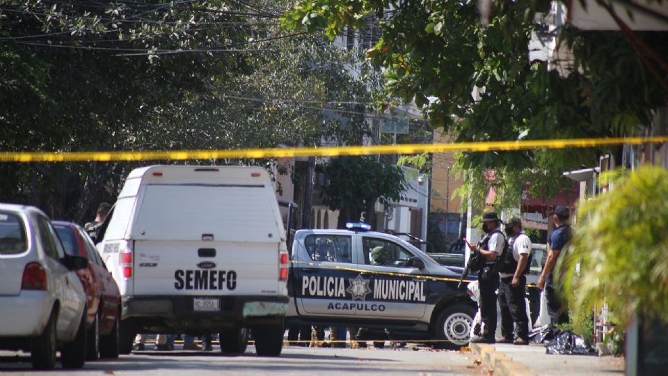 La Fiscalía de Guerrero indicó que en la escena del crimen se encontraron al menos quince casquillos percutidos