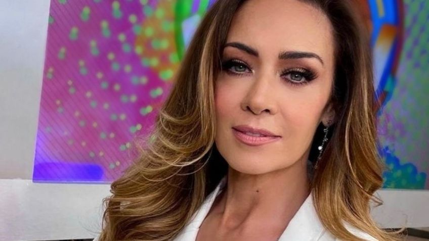 Anette Michel en vestido blanco se confirma como la conductora más bella