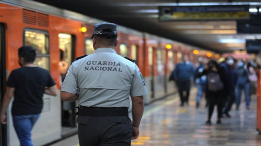 Guardia Nacional se retiró del Metro durante el día: Claudia Sheinbaum