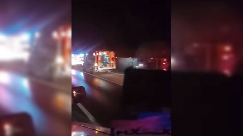 El accidente fue en el kilómetro 18 de la Carretera 57 en subtramo Matehuala-Saltillo