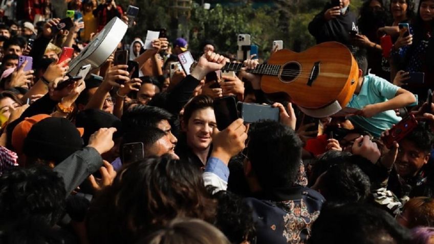 Desmayos y empujones: Visita de Drake Bell en CDMX termina en caos