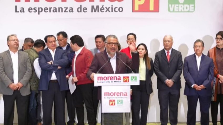 Es oficial, Morena va con el PVEM y el PT a las elecciones en el Edomex