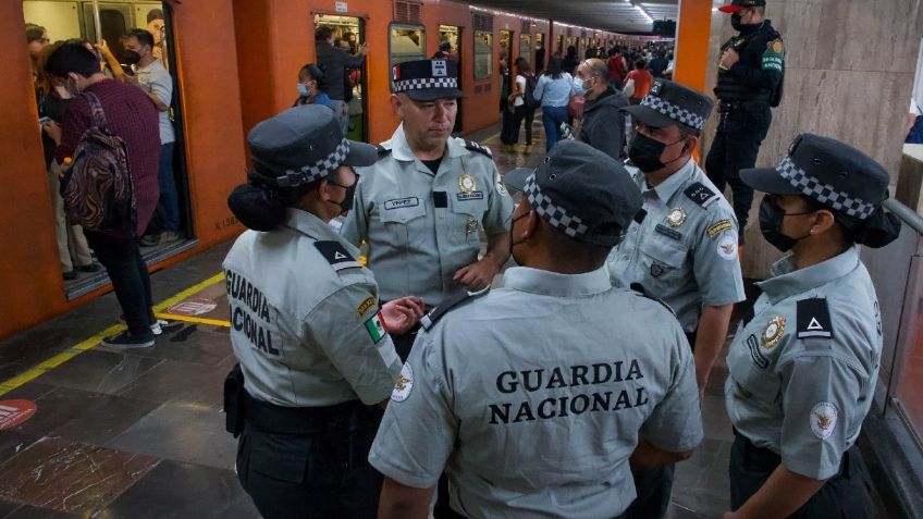 Claudia Sheinbaum: indefinida la permanencia de la Guardia Nacional en el Metro