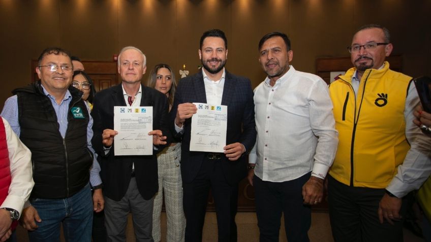 PRI, PAN Y PRD registran nueva alianza: "Va por el Estado de México"