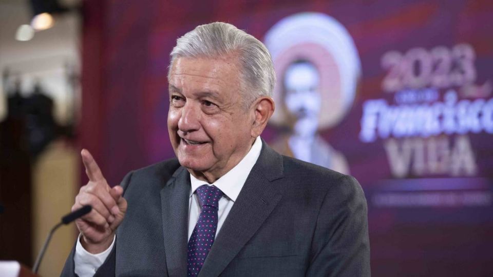 AMLO en la Mañanera.