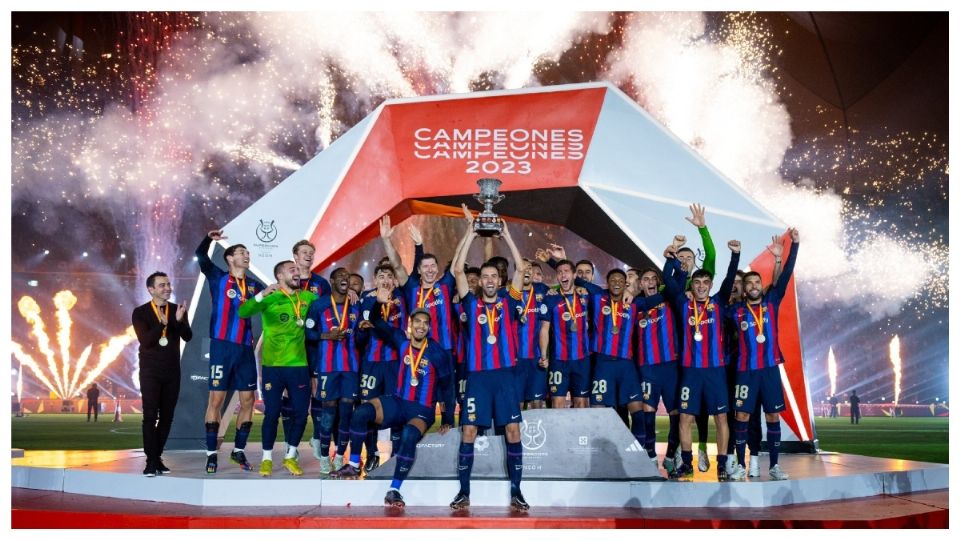 El FC Barcelona conquistó su trofeo número 14, tras vencer 3-1 al Real Madrid