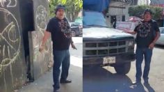 VIDEO | Lord échale huevos: así fue el pleito de una automovilista y un ciclista por “aventarle” la camioneta