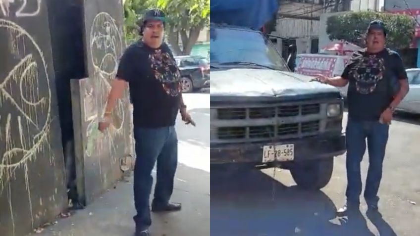 VIDEO | Lord échale huevos: así fue el pleito de una automovilista y un ciclista por “aventarle” la camioneta