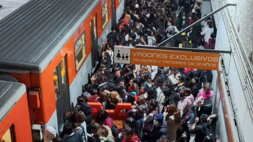 Metro CDMX: estaciones de la Línea 7, saturadas y con retrasos a un día del incidente en Polanco