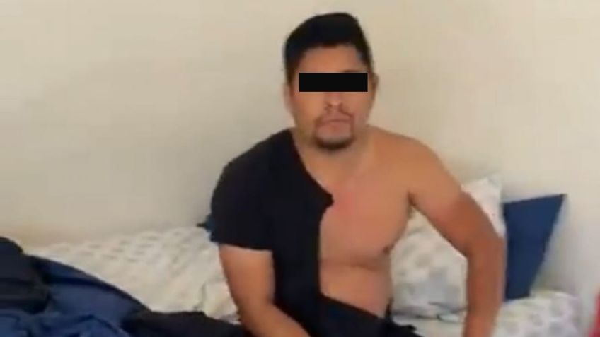 "¡Miren cómo me jaló!": detienen al influencer "Señor Blue" por agresión, tras "live" de su pareja