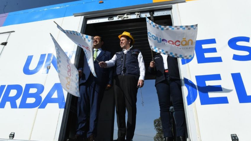 El tráiler de servicios urbanos de Coyoacán inicia sus recorridos en la alcaldía