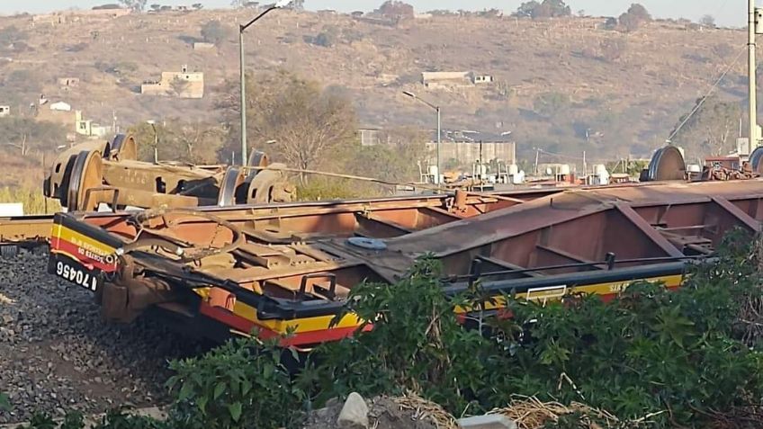 FOTOS: otro tren termina descarrilado en Michoacán, ahora fue en Morelia