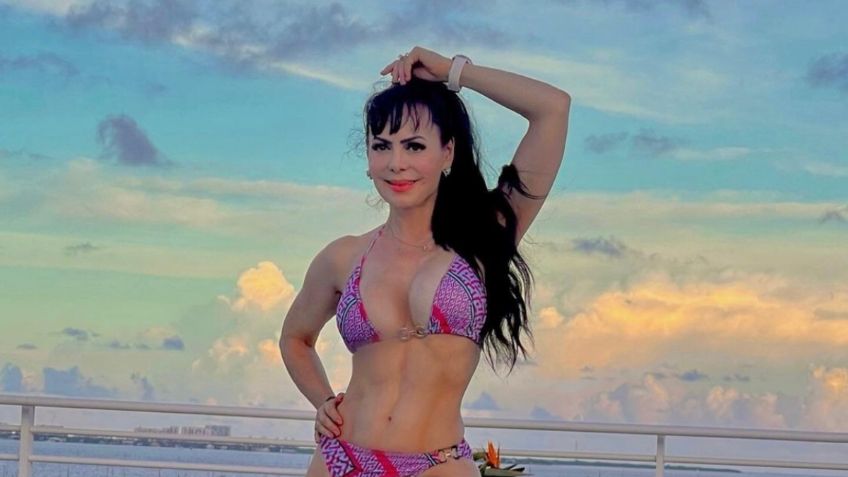 De espaldas, Maribel Guardia sube la temperatura con entallado look sport