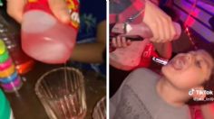 VIDEO: Con shots de frutsi joven crea "antro" para sus sobrinos y rompe TikTok