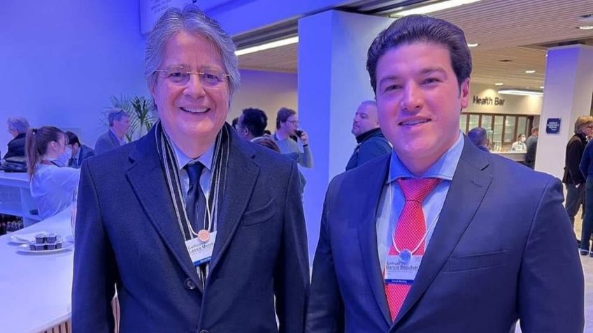 Samuel García sostiene encuentro con Guillermo Lasso, presidente de Ecuador