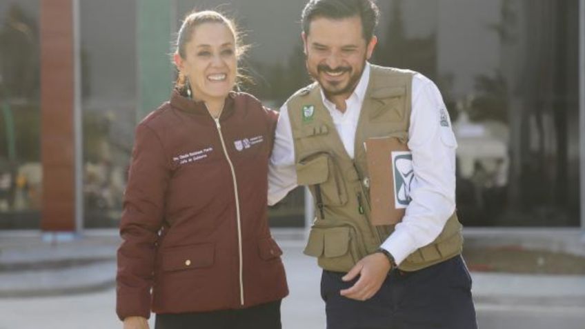 Claudia Sheinbaum felicita a Zoe Robledo por los 80 años del IMSS