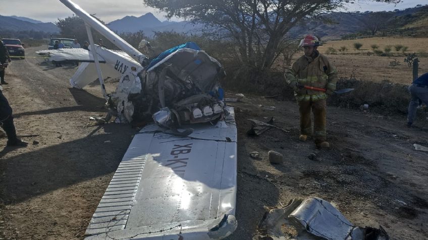 Desplome de aeronave deja dos muertos