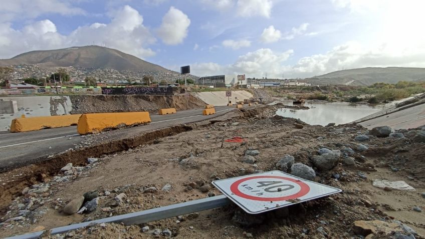 FOTOS: así terminó Baja California tras las feroces lluvias de Año Nuevo