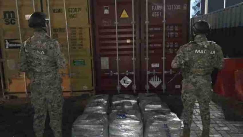 Aseguran 431 kilos de cocaína en el recinto portuario de Manzanillo