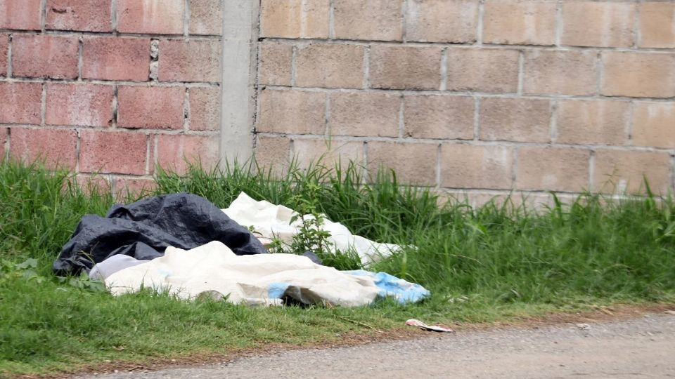 El cuerpo estaba envuelto en bolsas negras