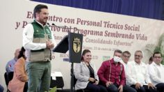 Rutilio Escandón reconoce beneficios de Sembrando Vida en materia ambiental y de empleos