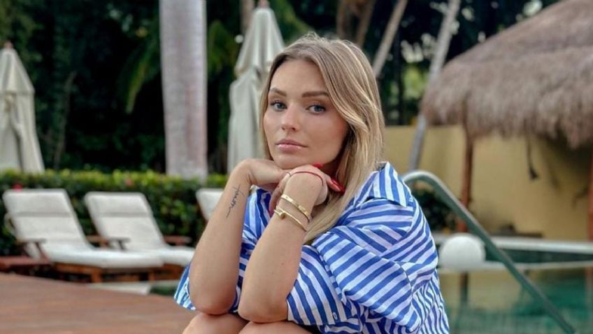 Irina Baeva presume el microbikini bicolor ideal para resaltar el bronceado