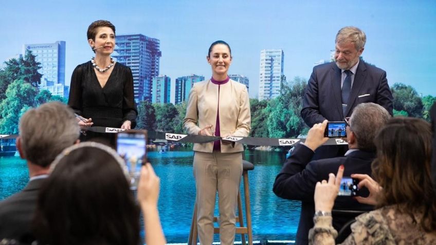 Claudia Sheinbaum inaugura nueva sede corporativa de SAP en CDMX