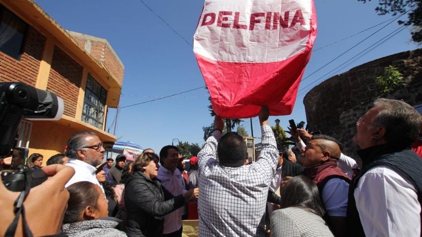 Delfina Gómez ha reunido a 100 mil militantes en 9 días de precampaña