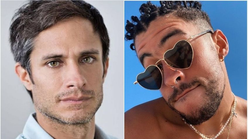 FOTO: Bad Bunny se besa con Gael García y rompen la red