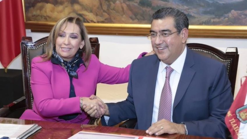 Lorena Cuéllar y Sergio Salomón Céspedes se reúnen para hablar de seguridad y turismo