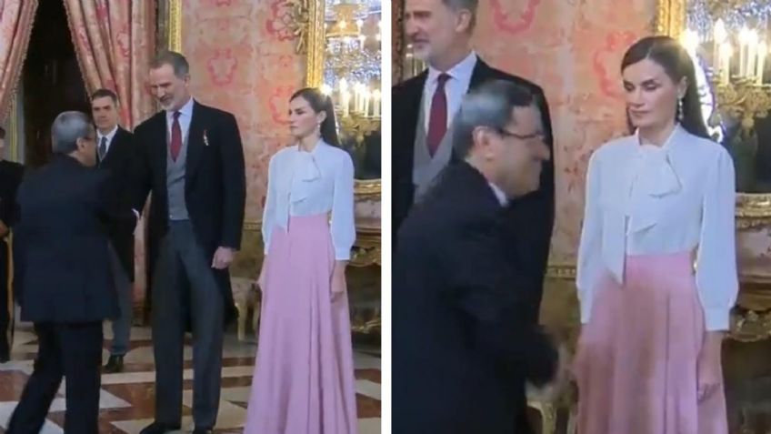 Video: la reina Letizia sufre tremendo desplante del embajador de Irán