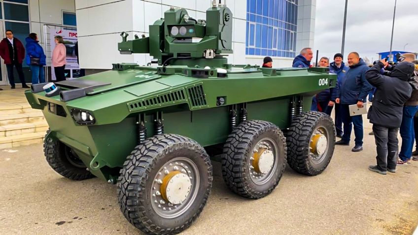 Rusia escondía a “Marker”, el robot de combate que usará contra los tanques que EU enviará a Ucrania