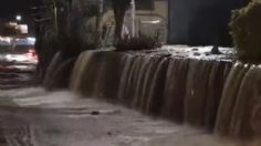 VIDEO: la impresionante mega fuga de agua en Ecatepec que ya inundó 50 casas