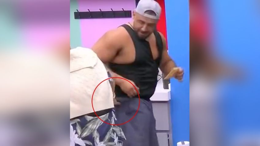 “La Casa de los Famosos 3”: Osmel Sousa le "mete mano" a Juan Rivera mientras están en la cocina