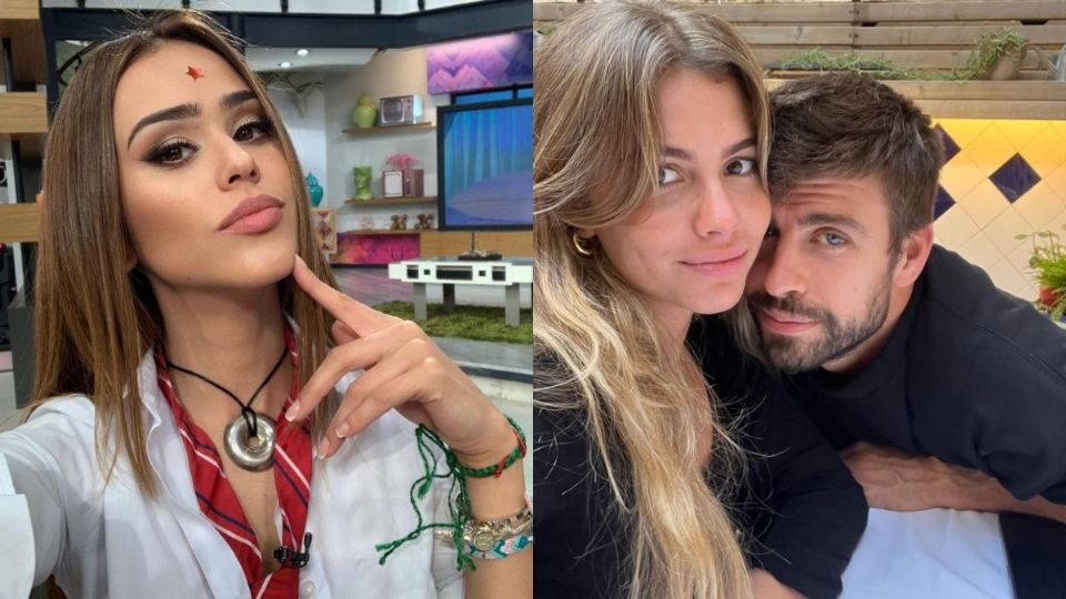 El futbolista compartió una imagen con su novia.