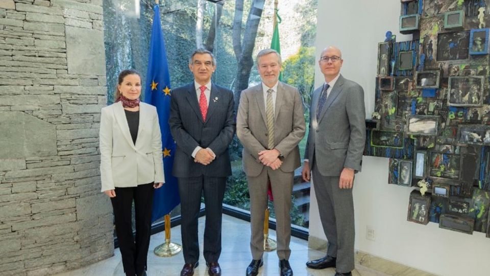 El embajador de la Unión Europea, Cautier Mignot, hizo el compromiso de visitar Tamaulipas con una delegación de empresarios