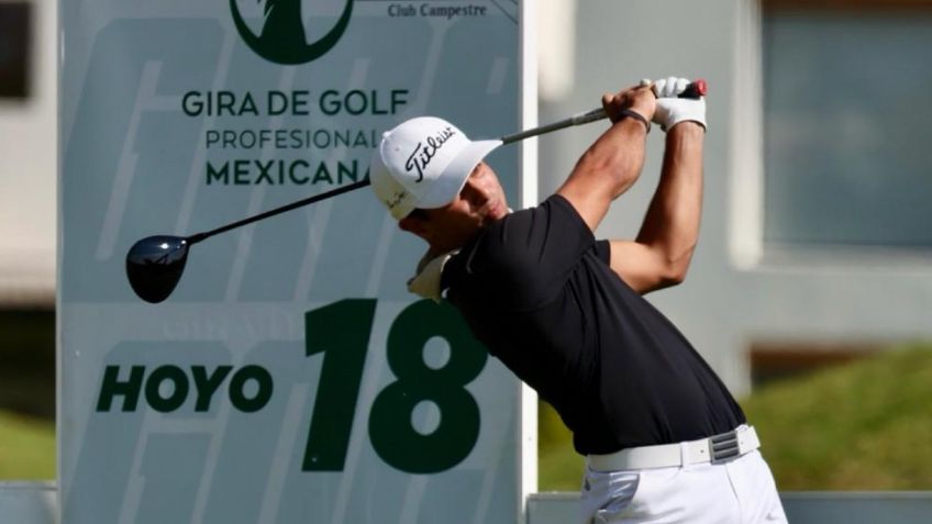 El golfista Santiago Castilla Iguala en el sitio 42 en cuarta etapa de la Gira nacional en Querétaro