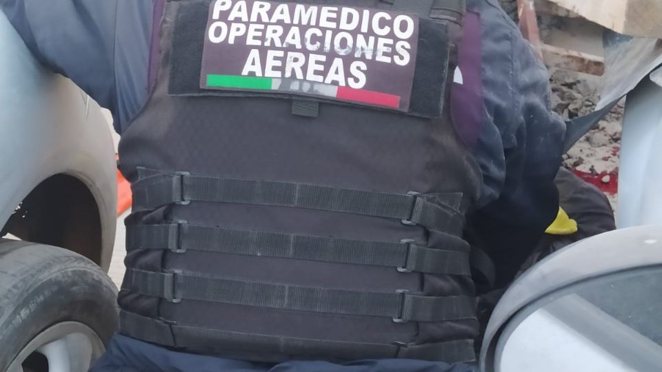 Se le cayó una barda encima y se encuentra en muy malas condiciones