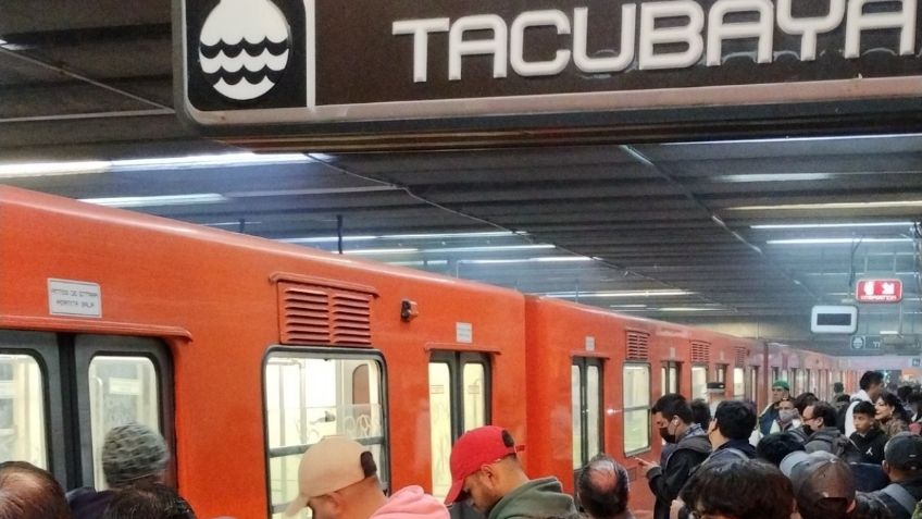 Retiran tren de la Línea 9 del Metro: usuarios reportan presencia de humo