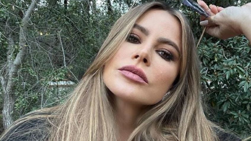 Sofía Vergara paraliza la red con tremendo minivestido negro