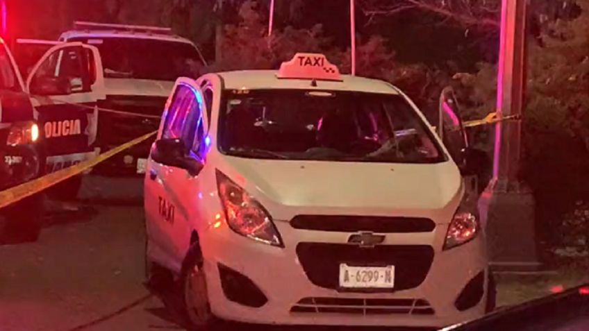 Violento inicio de año: un taxista fue asesinado en calles de Ciudad Satélite, en Naucalpan