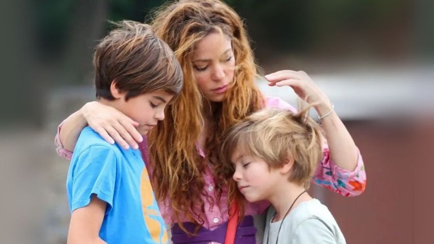 Uno de los hijos de Shakira y Gerard Piqué rompe en llanto al tener que separarse de su madre