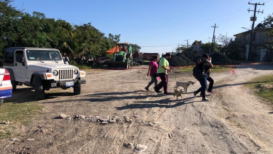 Los vecinos fueron informados por la Secretaría de la Defensa Nacional que deberían de salir para evitar cualquier riesgo