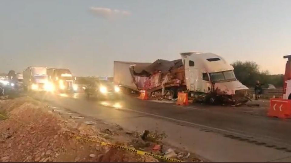 En el accidente se vieron involucradas dos unidades de carga y cinco vehículos privados.