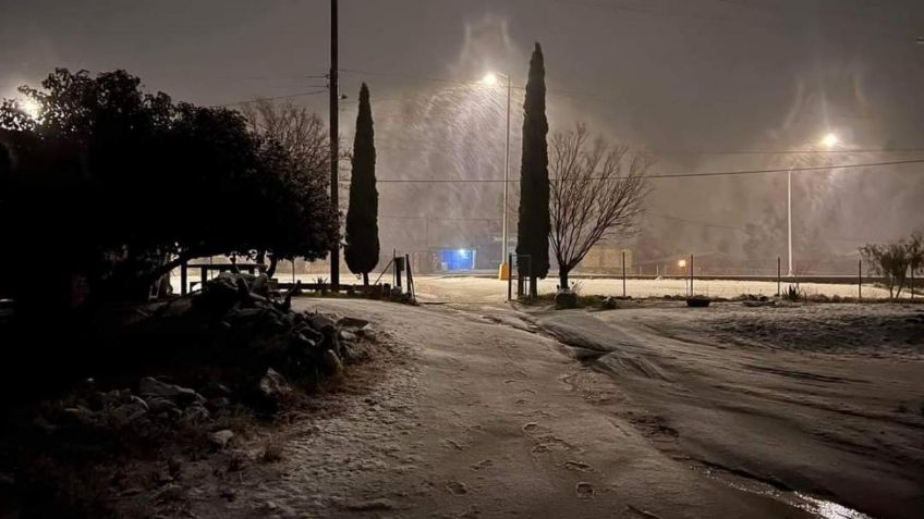 FOTOS: una intensa nevada deja a Tijuana vestida de blanco y con carreteras cerradas